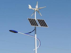 Farola solar híbrida eólica y solar de 50 W, 60 W y 80 W