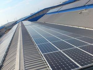 Sistema de montaje en techo Soporte solar para techo de metal