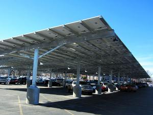 Sistema de montaje de cochera solar