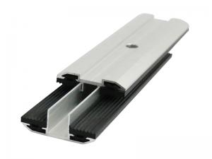 Abrazadera para panel de vidrio sin marco
