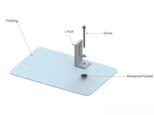 SolFirsTech SOPORTE PARA TECHO DE TEJAS - TAPAJUNTAS