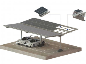 Cobertizo impermeable BIPV (acero)