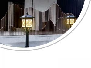 Luz solar para jardín