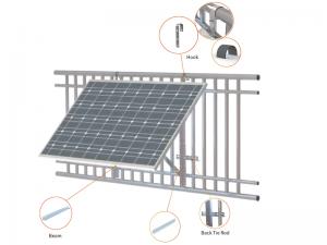 Montaje para balcón SolFirsTech