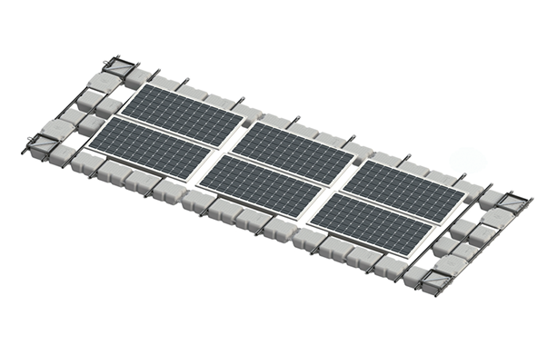 Soporte solar flotante