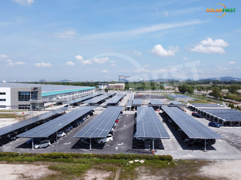 Proyecto de cochera BIPV de 1,6 MWp en Malasia