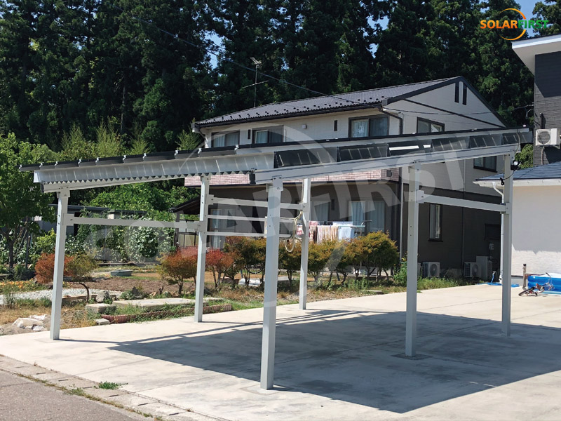 Proyecto de cochera fotovoltaica de 640 kW en Japón