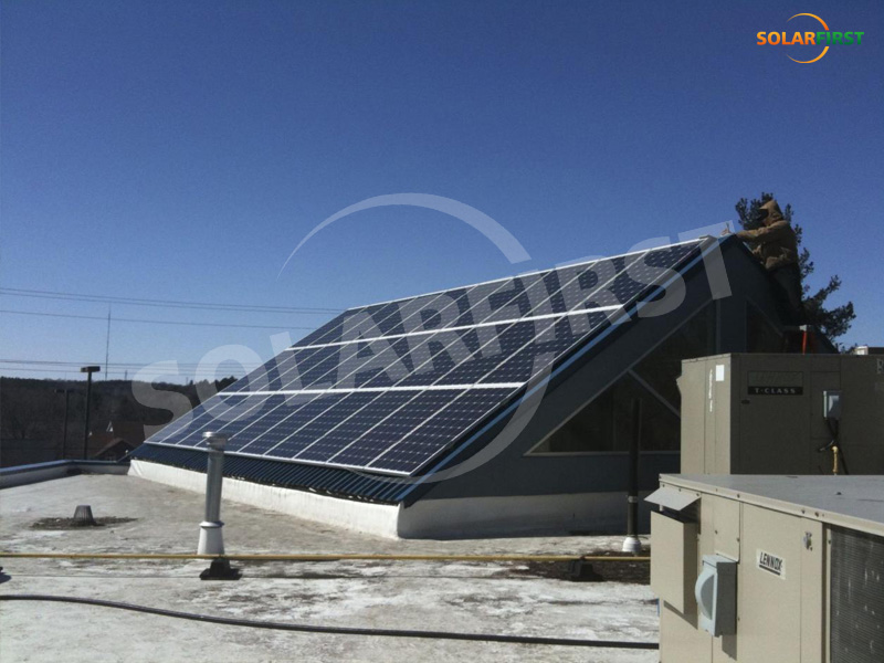 Sistema de montaje solar para techos - Abrazaderas metálicas