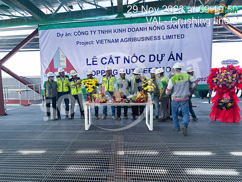Proyecto de rejilla de acero de 15.000 metros cuadrados en Vietnam
