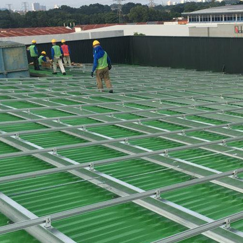 Proyecto de techo metálico ecológico de 1 MWp en Malasia (2020)