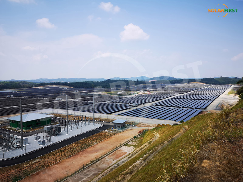 Proyecto de planta de energía terrestre de 60 MWp en Malasia