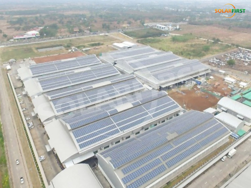 Proyecto de planta de energía en azotea de 8,8 MWp en Tailandia
