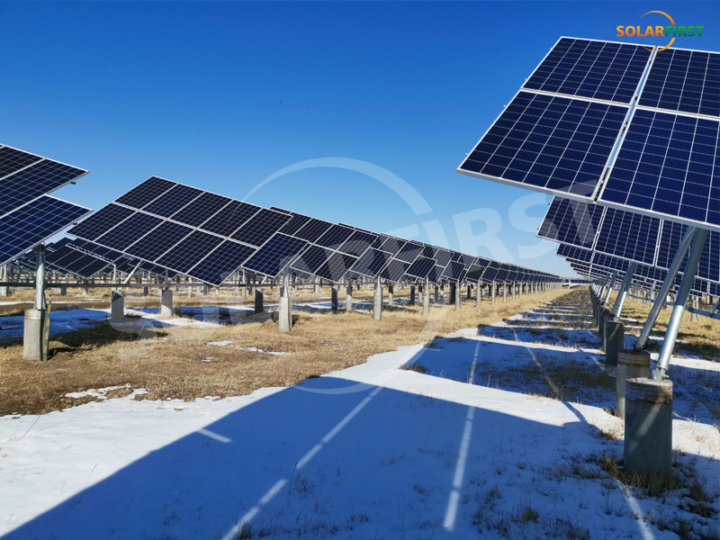 Proyecto de seguidores inclinados de 25 MW de Hebei Zhangbei