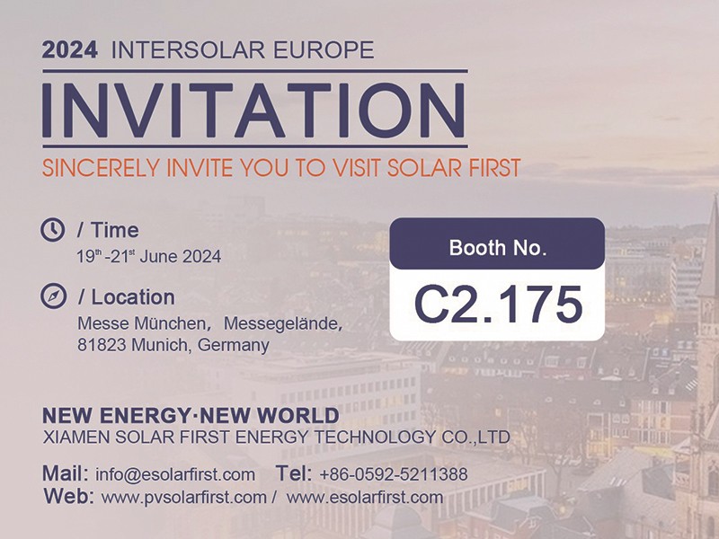 Aviso de la exposición | Conoce Intersolar Europe 2024