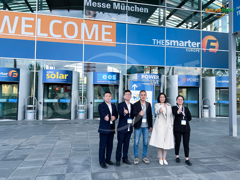 La exposición de SolFirsTech en Intersolar Europe fue todo un éxito. Conclusión de SolFirsTech.