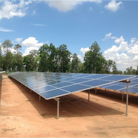 Proyecto de central solar de 4,3 MW en Tailandia (2017)
