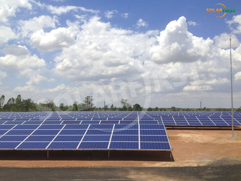Proyecto de apoyo terrestre de 4,3 MW en Tailandia