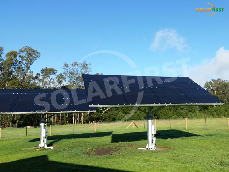 Proyecto de seguimiento de dos ejes de 120 kW en Sudáfrica